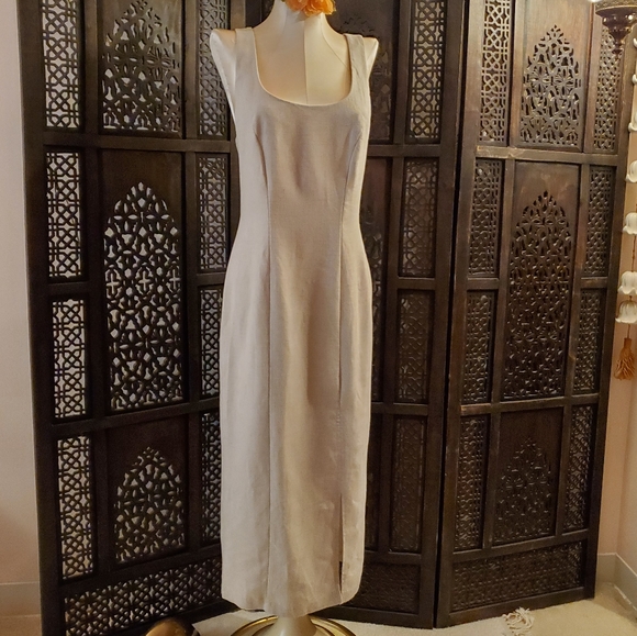 Vintage Pencil dress crossing back straps - Picture 11 of 16